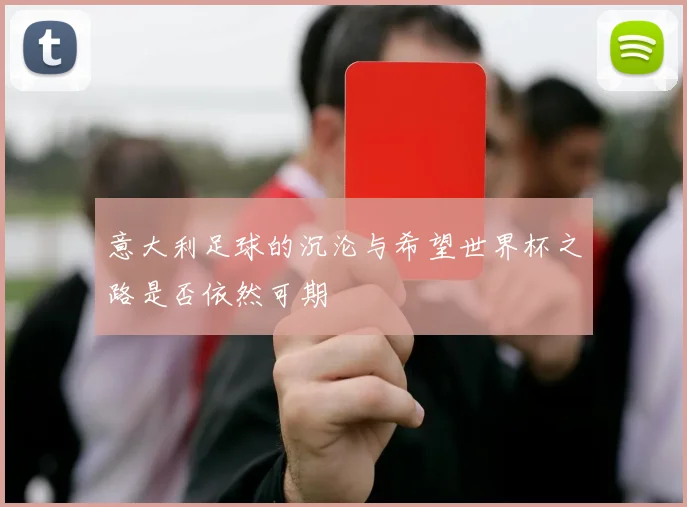 意大利足球的沉沦与希望世界杯之路是否依然可期